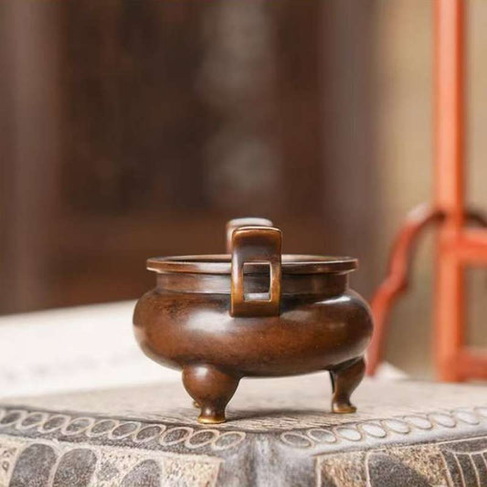 Vessel of Zen Steady progress Tripod bottom incense burner