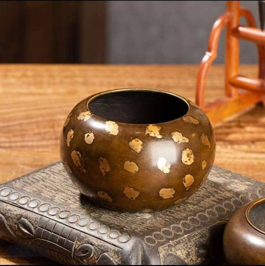 Vessel of Zen Prosperity Round-Bodied incense burner