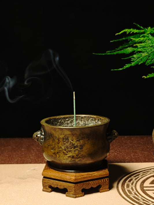 vesselofzen Lion-headed incense burner (1.05kg)
