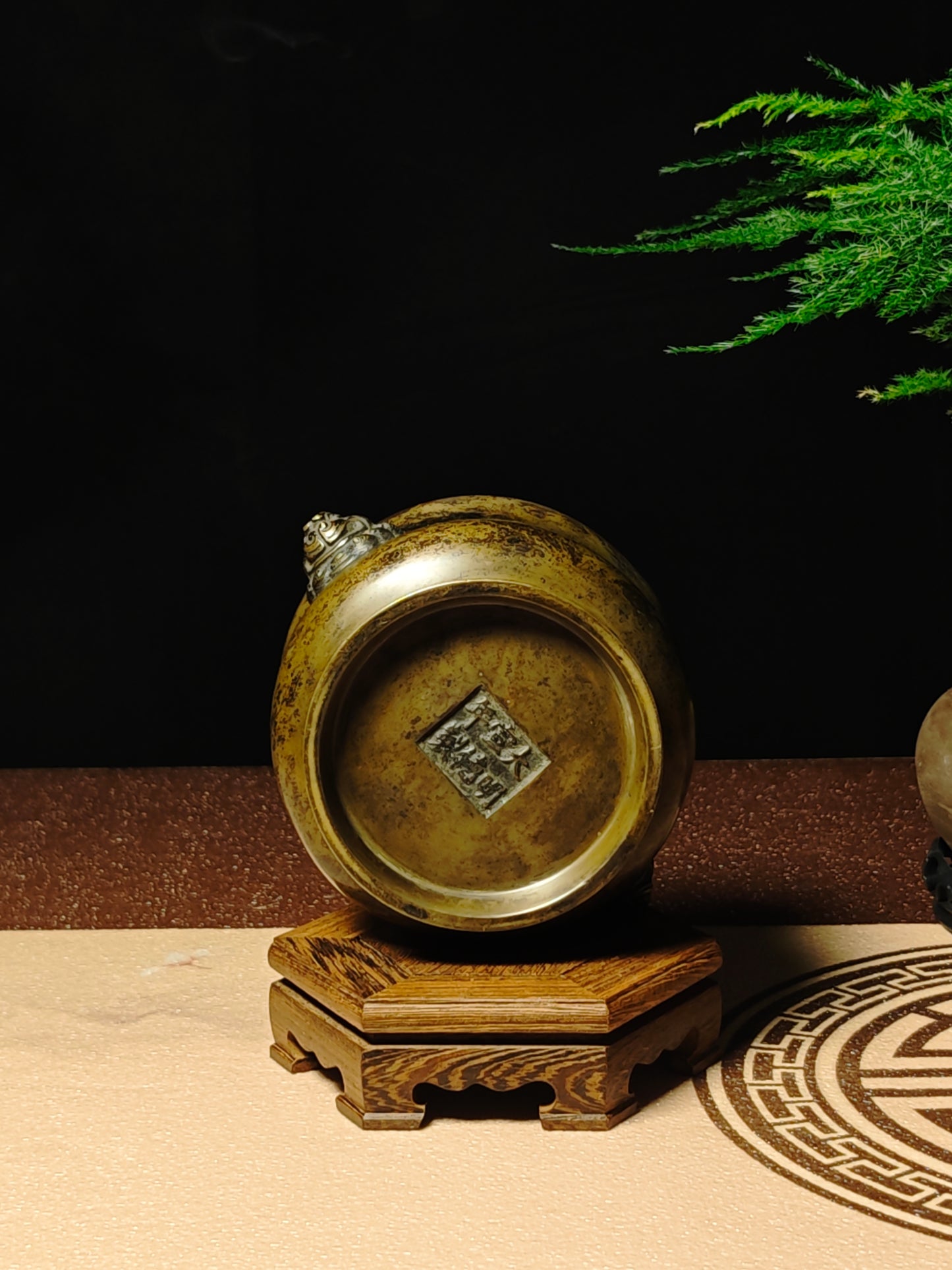vesselofzen Lion-headed incense burner (1.05kg)