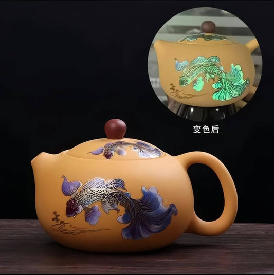 Color-Changing Phoenix-Calling Teapot