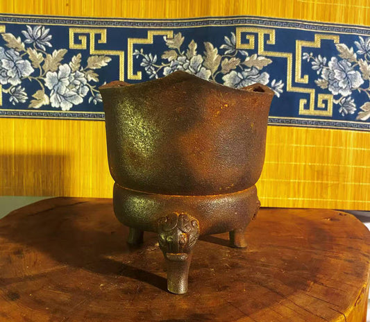 兽足承古禅息炉