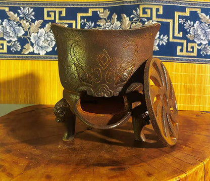 vesselofzen charcoal stove with ancient Zen-inspired design