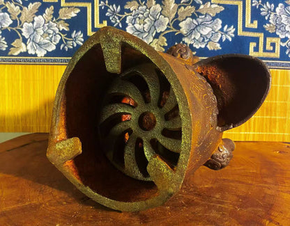 vesselofzen charcoal stove with ancient Zen-inspired design