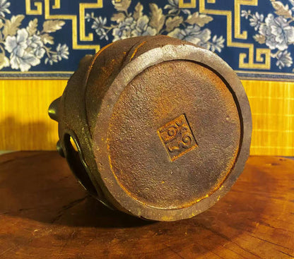 vesselofzen-Antique-style lotus leaf incense burner