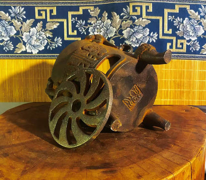 vesselofzen Zen incense burner carried by a dragon
